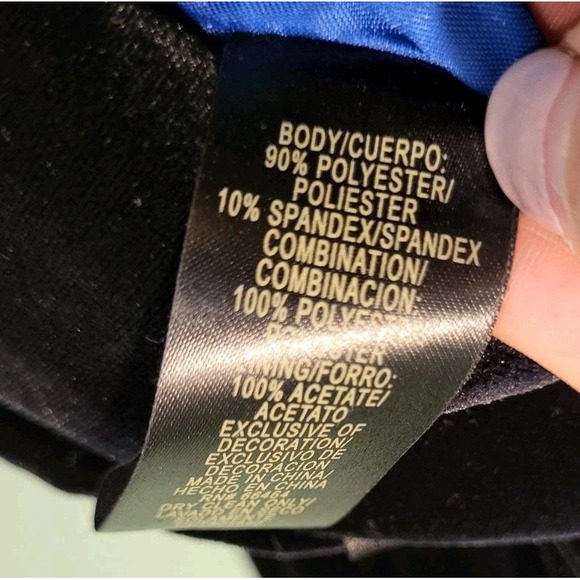 Black Velvet 3 Rhinestone Button Blazer Bows Pockets Sz 12 Whimsygoth - Picture 10 of 11